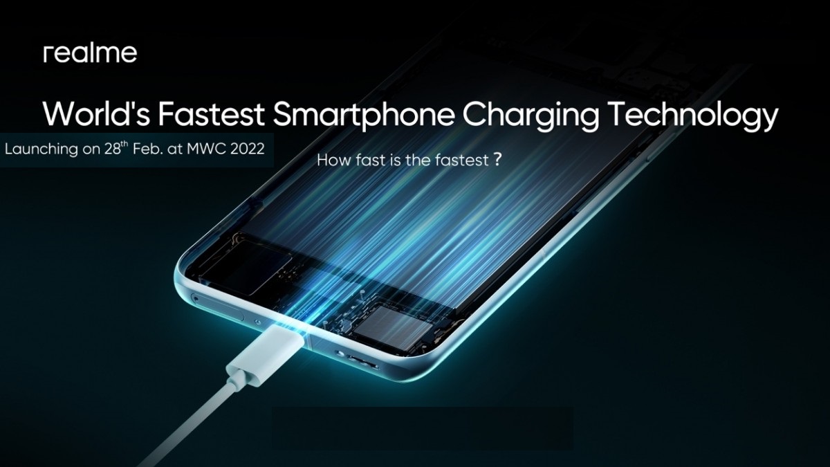 Realme is going to introduce “World’s fastest smartphone charging” on 28th of Feb